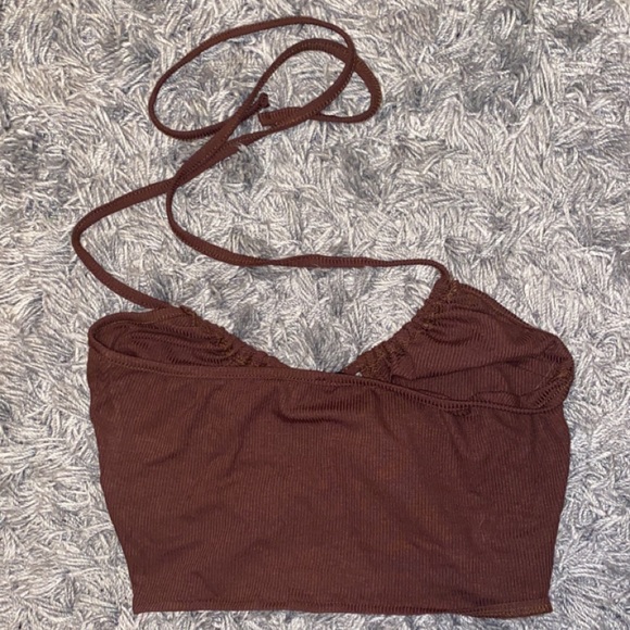 Brown halter top - Picture 2 of 2